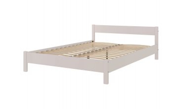 Кровать из массива Эби Льняной (БМ) в Ревде - revda.mebel-e96.ru
