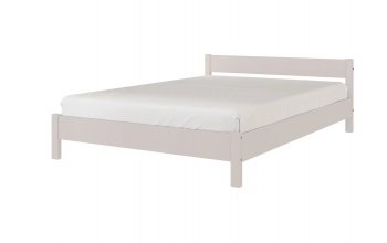 Кровать из массива Эби Льняной (БМ) в Ревде - revda.mebel-e96.ru