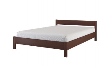 Кровать из массива Эби Орех (БМ) в Ревде - revda.mebel-e96.ru