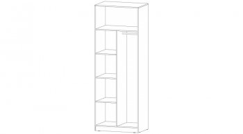 Шкаф 800 мм Элегант Белый (Лин) в Ревде - revda.mebel-e96.ru