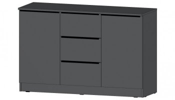 Спальный гарнитур Элегант, графит, модульный (Лин) в Ревде - revda.mebel-e96.ru