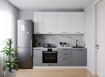 Кухонный гарнитур Элеганция 2200 мм (Санвут) в Ревде - revda.mebel-e96.ru