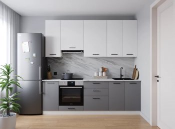 Кухонный гарнитур Элеганция 2400 мм Sanvut в Ревде - revda.mebel-e96.ru