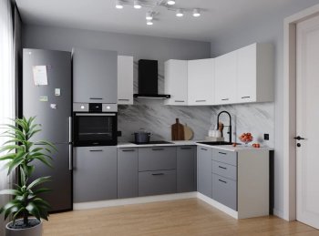 Угловой кухонный гарнитур Элеганция 2400*1600 мм Sanvut в Ревде - revda.mebel-e96.ru