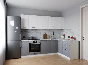 Угловой кухонный гарнитур Элеганция 2600*1600 мм Sanvut в Ревде - revda.mebel-e96.ru