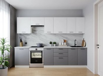 Кухонный гарнитур Элеганция 3000 мм (Санвут) в Ревде - revda.mebel-e96.ru