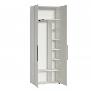 Шкаф для одежды 800 мм Эйр 13.340 белый (Моби) в Ревде - revda.mebel-e96.ru