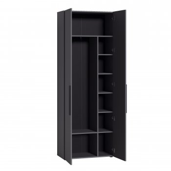 Шкаф для одежды 800 мм Эйр 13.340 графит (Моби) в Ревде - revda.mebel-e96.ru
