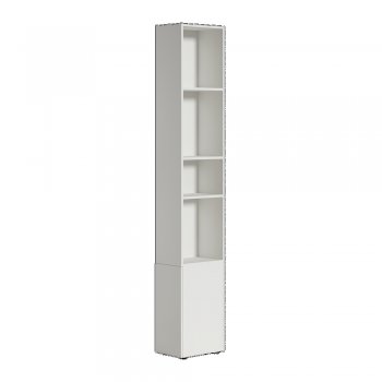 Шкаф торцевой Эйр 16.323 белый (Моби) в Ревде - revda.mebel-e96.ru