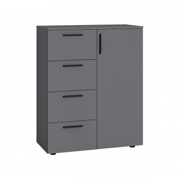 Комод Эйр 16.241 графит (Моби) в Ревде - revda.mebel-e96.ru