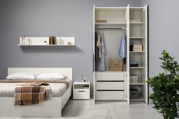 Спальный гарнитур Эйр модульный (Моби) в Ревде - revda.mebel-e96.ru