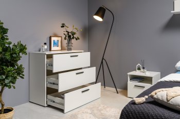 Спальный гарнитур Эйр модульный (Моби) в Ревде - revda.mebel-e96.ru