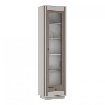 Шкаф витрина 34.06 Фантазия кашемир (Олмеко) в Ревде - revda.mebel-e96.ru