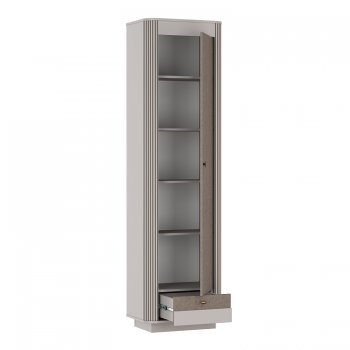 Шкаф пенал 34.30 Фантазия кашемир (Олмеко) в Ревде - revda.mebel-e96.ru