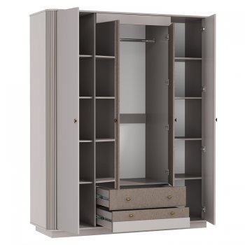 Шкаф 1700 мм Фантазия 34.01 кашемир (Олмеко) в Ревде - revda.mebel-e96.ru