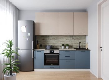 Кухонный гарнитур Фьюжн 2200 мм (Санвут) в Ревде - revda.mebel-e96.ru