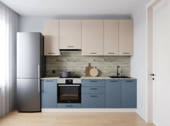 Кухонный гарнитур Фьюжн 2400 мм Sanvut в Ревде - revda.mebel-e96.ru