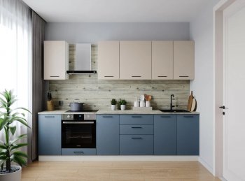 Кухонный гарнитур Фьюжн 2800 (Санвут) в Ревде - revda.mebel-e96.ru