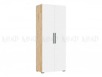 Спальный гарнитур Флэш крафт/белый, модульный (Миф) в Ревде - revda.mebel-e96.ru