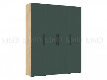 Спальный гарнитур Флэш крафт/грин, модульный (Миф) в Ревде - revda.mebel-e96.ru