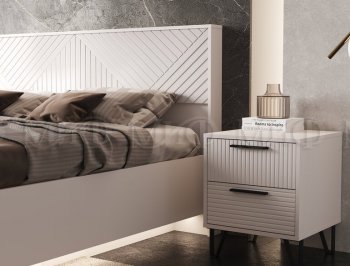 Кровать парящая с ПМ Флэш кашемир (Миф) в Ревде - revda.mebel-e96.ru