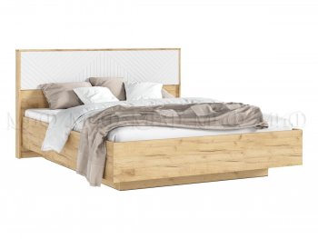 Спальный гарнитур Флэш крафт/белый, модульный (Миф) в Ревде - revda.mebel-e96.ru