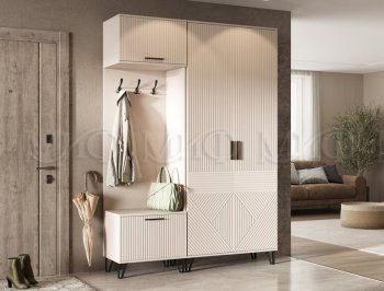 Прихожая Флэш комп.2, кашемир (Миф) в Ревде - revda.mebel-e96.ru