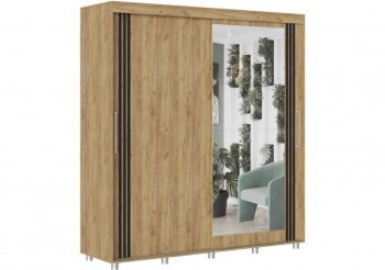 Шкаф-купе 2000 мм Форест крафт золотой(Стиль) в Ревде - revda.mebel-e96.ru