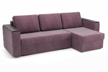 Диван угловой ФОРВАРД (велюр Ультра плюм) (Софт) в Ревде - revda.mebel-e96.ru