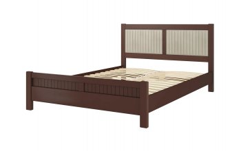 Кровать из массива Фрида Орех (БМ) в Ревде - revda.mebel-e96.ru