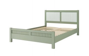Кровать из массива Фрида Зеленый самшит (БМ) в Ревде - revda.mebel-e96.ru