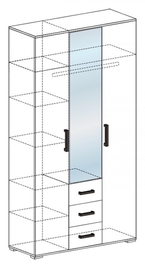 Стенка Яна вариант-1 (СтендМ) в Ревде - revda.mebel-e96.ru