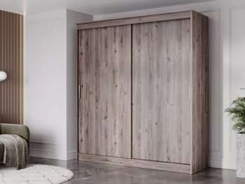 Шкаф-купе 2000 мм Гранд-1 ЛДСП, дуб горный (Эра) в Ревде - revda.mebel-e96.ru