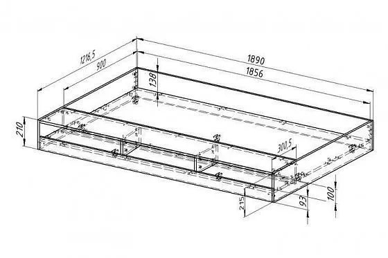 Кровать двухъярусная Гранада-1КВ с выкатной кроватью в Ревде - revda.mebel-e96.ru