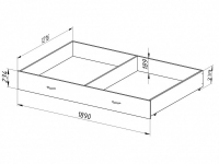 Кровать 2-х ярусная Гранада-2Я в Ревде - revda.mebel-e96.ru