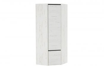 Шкаф 2С угловой Гретта крафт белый (Памир) в Ревде - revda.mebel-e96.ru
