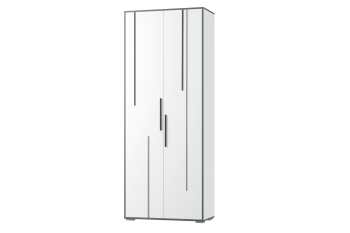 Шкаф 2 дв. Грей (УНИ) (МЛК) в Ревде - revda.mebel-e96.ru