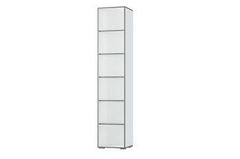 Шкаф 1 дв. Грей (УНИ) (МЛК) в Ревде - revda.mebel-e96.ru