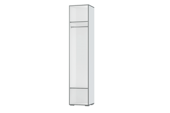 Шкаф 1 дв. Грей (УНИ) (МЛК) в Ревде - revda.mebel-e96.ru