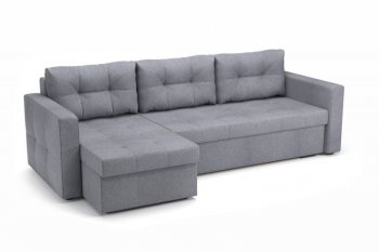 Диван угловой Грейс (рогожка SHE980 (серый)) (Софт) в Ревде - revda.mebel-e96.ru