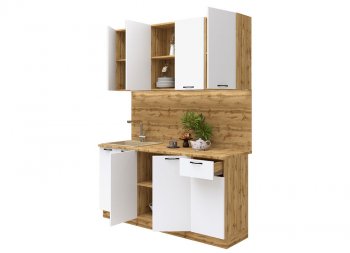 КУхонный гарнитур Хелмер 1800 мм (Сурская) в Ревде - revda.mebel-e96.ru