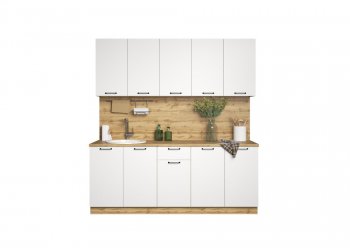 КУхонный гарнитур Хелмер 2000 мм (Сурская) в Ревде - revda.mebel-e96.ru