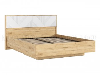 Кровать парящая Ирис крафт/белый (Миф) в Ревде - revda.mebel-e96.ru | фото