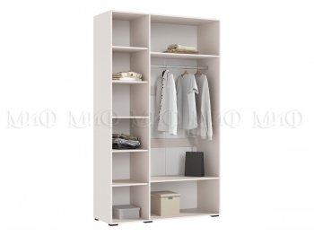 Шкаф 1350 мм Ирис с антресолью, кашемир (Миф) в Ревде - revda.mebel-e96.ru