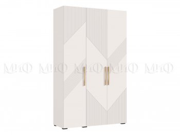 Шкаф 1350 мм Ирис с антресолью, кашемир (Миф) в Ревде - revda.mebel-e96.ru