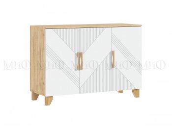 Спальный гарнитур Ирис крафт/белый, модульный (Миф) в Ревде - revda.mebel-e96.ru