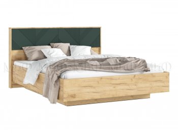 Кровать парящая Ирис крафт/грин с подсветкой (Миф) в Ревде - revda.mebel-e96.ru