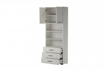 Шкаф 2дв, 3ящ Италия ШК3Я-800 (Памир) в Ревде - revda.mebel-e96.ru