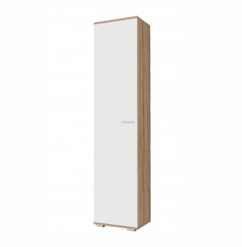 Пенал 1дв. Италия П-500 сонома/белый (Памир) в Ревде - revda.mebel-e96.ru