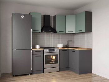 Кухонный гарнитур угловой Изумруд 2000х1200 в Ревде - revda.mebel-e96.ru